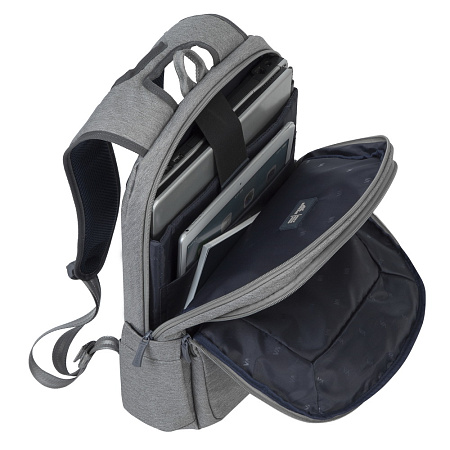 Backpack Rivacase 7760, for Laptop 15,6" & City bags, Gray