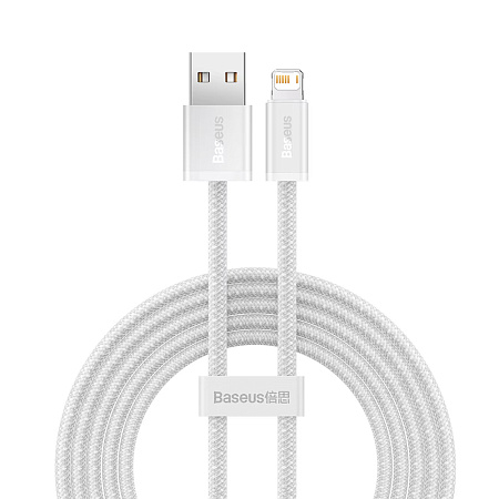 Baseus Cable USB-A to Type-C 100W 2m, Dynamic Series, White