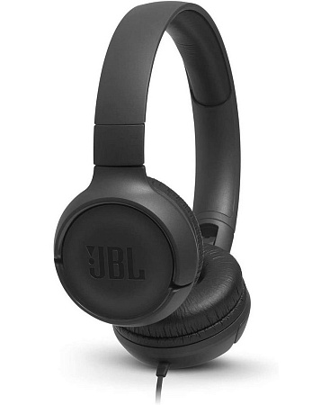 Headphones  JBL T500 Black, On-ear.