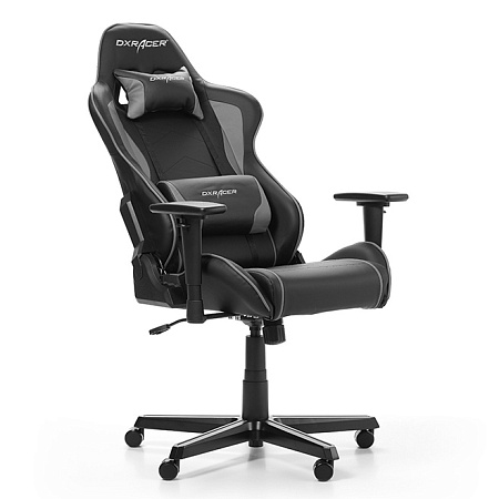 Gaming Chair DXRacer Formula GC-F08-NG, Black/Grey, User max loadt up to 150kg / height 145-180cm