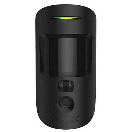 Ajax Wireless Security Motion Detector with Photo "MotionCam", Black