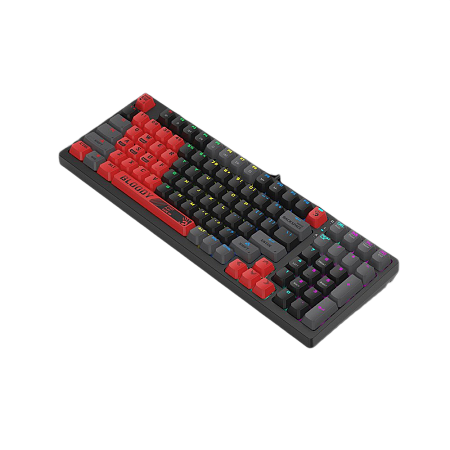 Gaming Keyboard Bloody S98 Sports, Mechanical, BLMS Linear SW, Hot-Swappable, Quiet Typing, 98-Keys,