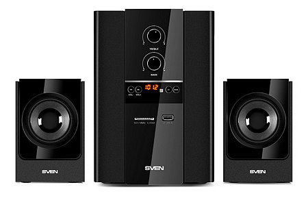 Speakers SVEN "MS-1820" SD-card, USB, FM, Black, 40w / 18w + 2x11w / 2.1