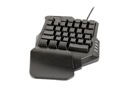 Gaming Kit IVAR TWIN, 35-key keyboard & mouse, 1000-3200 dpi, 7 buttons, Rainbow LED, USB