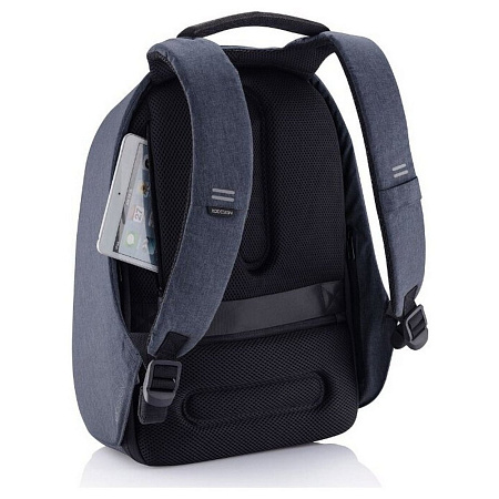 Backpack Bobby Hero Regular, anti-theft, P705.295 for Laptop 15.6" & City Bags, Navy 