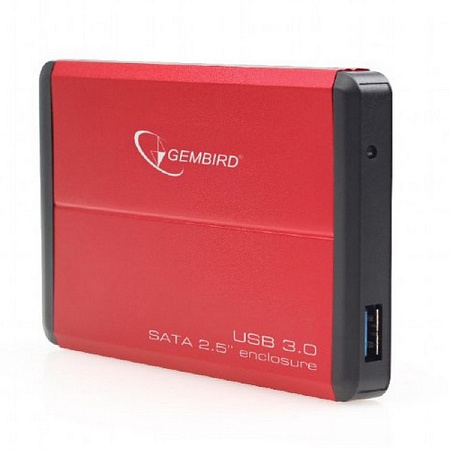 Внешний корпус Gembird EE2-U3S-2-R, Красный (EE2-U3S-2-R)