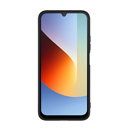 WOO Case Liquid Silicone Xiaomi Redmi A7 Pro, Black