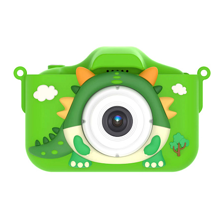 Digital Kids Camera Crocodile with microSD, Green