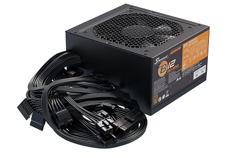 Power Supply ATX 850W Seasonic B12 BC-850, 80+ Bronze, 120mm fan, Flat black cables, S2FC