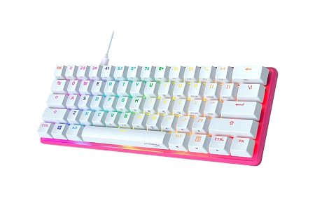 Клавиатура HyperX Alloy Origins 60, Проводное, Розовый