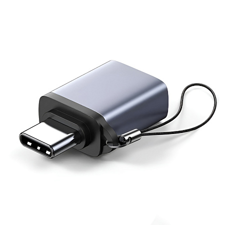 UGREEN Adapter USB-C to Female USB-A 3.0 with Lanyard | US270, Space Gray