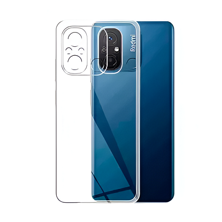 Helmet Case TPU Soft Redmi 12C, Clear