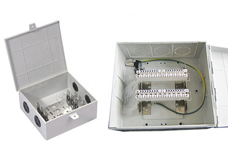 Box for plinths, 30 pairs distribution box without krone moudle