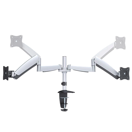 Table/desk stand for 2 monitors Reflecta FLEXO DeskPro 27-1010D 12"-27", 75x75,100x100, Max.9kg