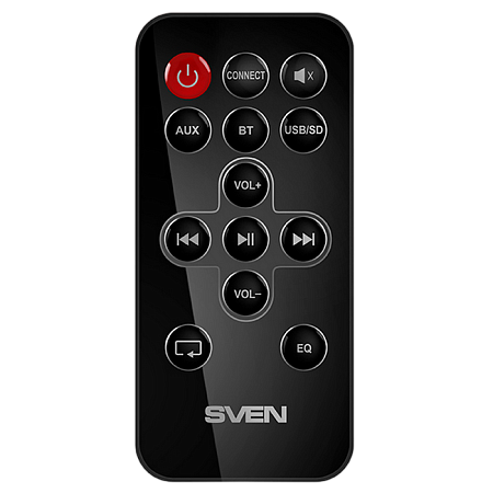 Speakers SVEN "SPS-615" Black, 20w, Bluetooth, SD, USB Flash, Remote Control