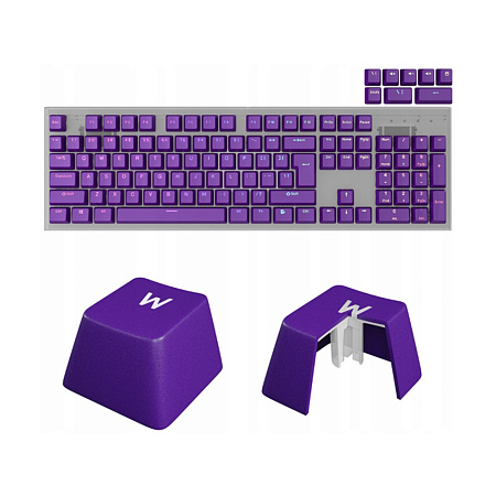 Keycaps Genesis Lead 300 Violet Double Shot Keycaps Genesis Lead 300 Violet Double Shot