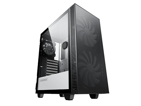 Case ATX GAMEMAX Aero, w/o PSU, 0.5mm, 2x200mm & 1x120mm ARGB fans, ARGB+PWM Hub, Front Mesh, TG, DF