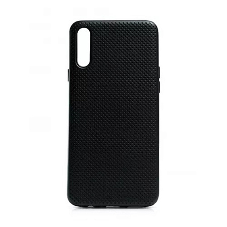 Helmet Case Liquid Silicone Grid Samsung A50S, Black