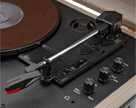 Vinyl Turntable MUSE MT-201 BTG, Grey