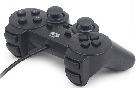 Gamepad GMB JPD-UDV-01, 4 axes, D-Pad, 2 mini joysticks, 10 buttons, Dual vibration, USB Gamepad GMB JPD-UDV-01, 4 axes, D-Pad, 2 mini joysticks, 10 buttons, Dual vibration, USB