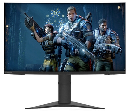 27" LENOVO G27c-10, Black, Curved-VA, 1920x1080, 165Hz, FreeSync, 4ms, 350cd, 3M:1, HDMI+DP+AudioOut