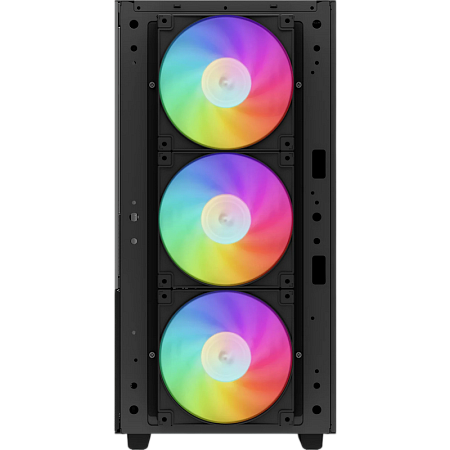 Case ATX Deepcool CH560, w/o PSU, 3x140mm & 1x120mm ARGB, USB-C, USB3.0, Front Mesh, Hybrid Side pan
