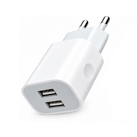 Jokade Wall Charger with Cable USB to Type-C Dual Port 5A Yiyue, White