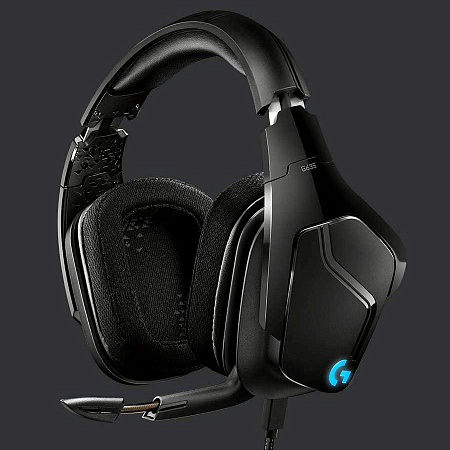 Gaming Headset Logitech G635, 50mm drivers, 20-20000Hz, 39 Ohm,93dB, RGB, 344g, 3.5mm/USB, Black
