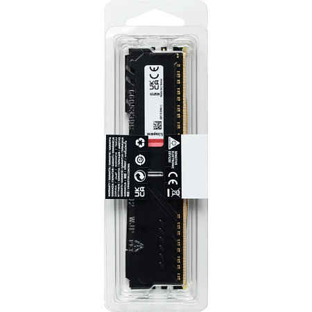 16GB DDR4-3200MHz  Kingston FURY Beast (KF432C16BB1/16), CL16-18-18, 1.35V, Intel XMP 2.0, Black