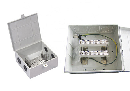 Box for plinths, 30 pairs distribution box without krone moudle