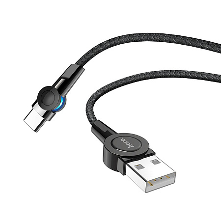 Hoco Cable USB to Type-C Magnetic S8 2.4A 1.2m, Black Hoco Cable USB to Type-C Magnetic S8 2.4A 1.2m, Black