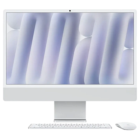 Моноблок Apple iMac A3137, 24", M4 with 10-core CPU and 10-core GPU, 16Гб/512Гб, macOS Sequoia, Серебристый