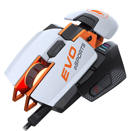 Gaming Mouse Cougar 700M EVO eSPORTS, Optical, up to 16000 dpi, 8 buttons, Adj. Weight & Shape, USB