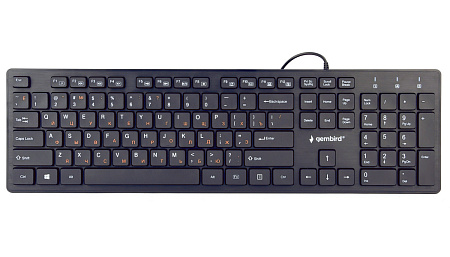 Клавиатура Gembird KB-MCH-03-RU, Проводное, Чёрный Клавиатура Gembird KB-MCH-03-RU, Проводное, Чёрный