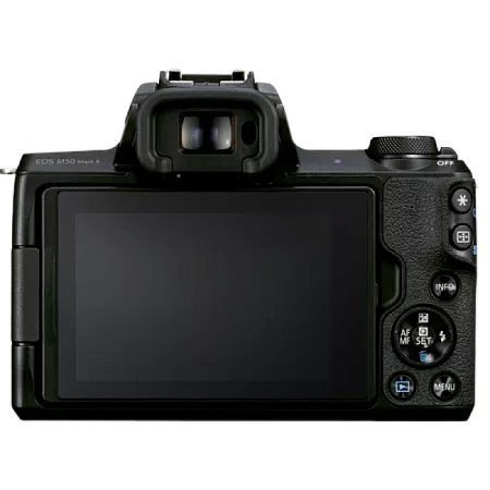 Беззеркальный фотоаппарат Canon EOS M50 Mark II + EF-M 18-150 IS, Чёрный