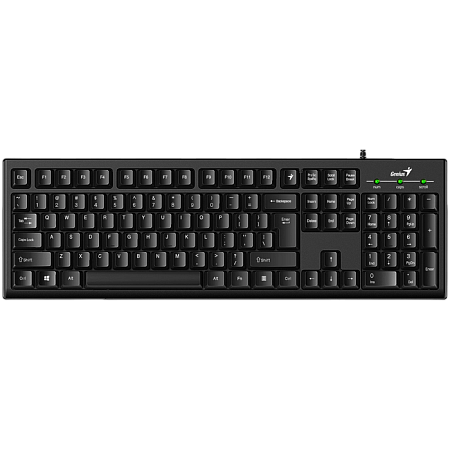 Keyboard Genius Smart KB-100XP, 12 Fn keys, Spill-Resistant, Curve key cap, Palm Rest, 1.5m, USB, EN