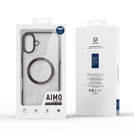 DUX DUCIS Case iPhone 16 Plus AIMO with MagSafe, Black