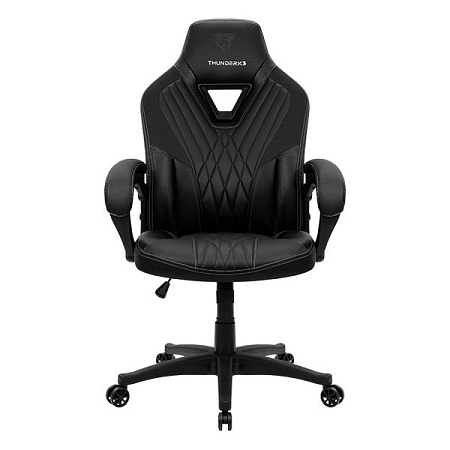 Gaming Chair ThunderX3 DC1  Black/Black, User max load up to 150kg / height 165-180cm