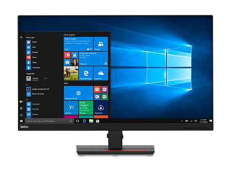 31.5" LENOVO ThinkVision, T32p-20, Black, IPS, 3840x2160,60Hz,4ms,350cd,3M:1,HDMI+DP+USB+TypeC,Pivot