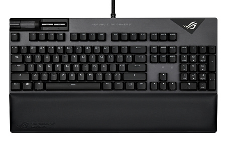 Gaming Keyboard Asus ROG Strix Flare II, Mechanical , NX Red SW, PBT, US Layout,Wrist rest, RGB, USB