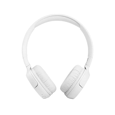 Headphones  Bluetooth  JBL T510BT, White, On-ear (USA)