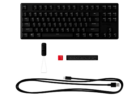 Клавиатура HyperX Alloy Origins PBT, Проводное, Чёрный