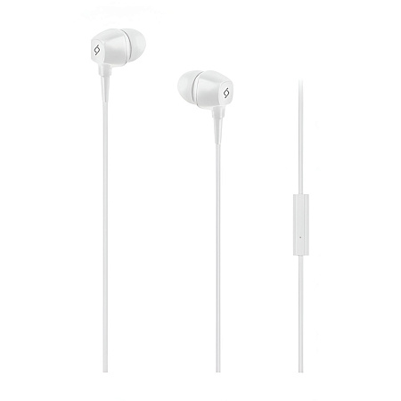 ttec Headphones In-Ear with Microphone 3.5mm Pop, White