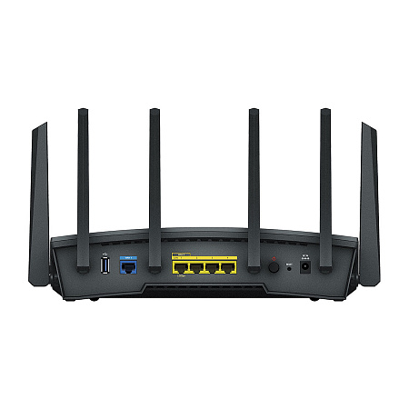 Wi-Fi 6 Tri-Band Synology Router "RT6600ax", 6600Mbps, 1GB DDR3, MIMO, Gbit Ports, USB3.0