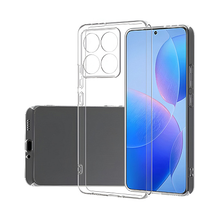 WOO Case TPU Soft Xiaomi 14T, Clear WOO Case TPU Soft Xiaomi 14T, Clear