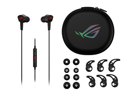 Gaming Earphones Asus ROG Cetra II Core, 9.4mm driver, 32 Ohm, 20-40kHz, 18g, Metal housing, In-line