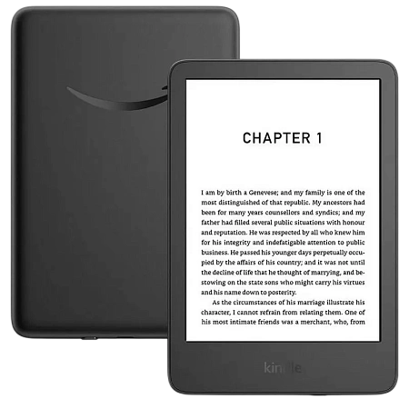 Электронная книга Amazon Kindle (11th Gen) 2024, Чёрный, acer,asus,lenovo,hp,dell,планшеты,чехол для планшета, подставка для ноутбука, зарядка для ноутбука