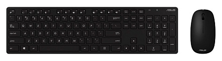 Wireless Keyboard & Mouse Asus W5000, 13 Fn keys, Ultra thin, Metal-like finish, Silent, 800-1600dpi