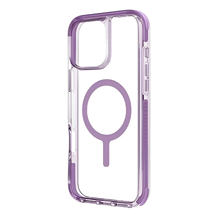 Uniq Case Hybrid Combat for iPhone 16, Grape Pink