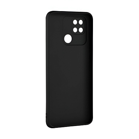 Helmet Case Liquid Silicone Redmi 10C, Black